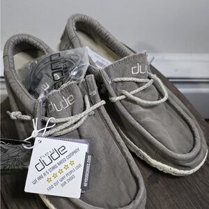 Hey Dude Light Gray Loafers